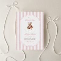 We Can Bearly Wait Elegant Teddy Bear Baby Shower