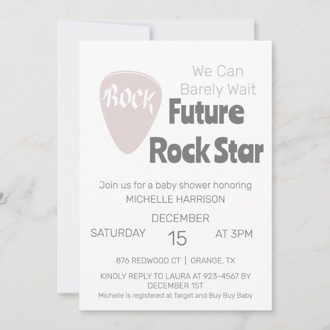 We Can Bearly Wait Gender Neutral Baby Shower Invi Invitation (Front)