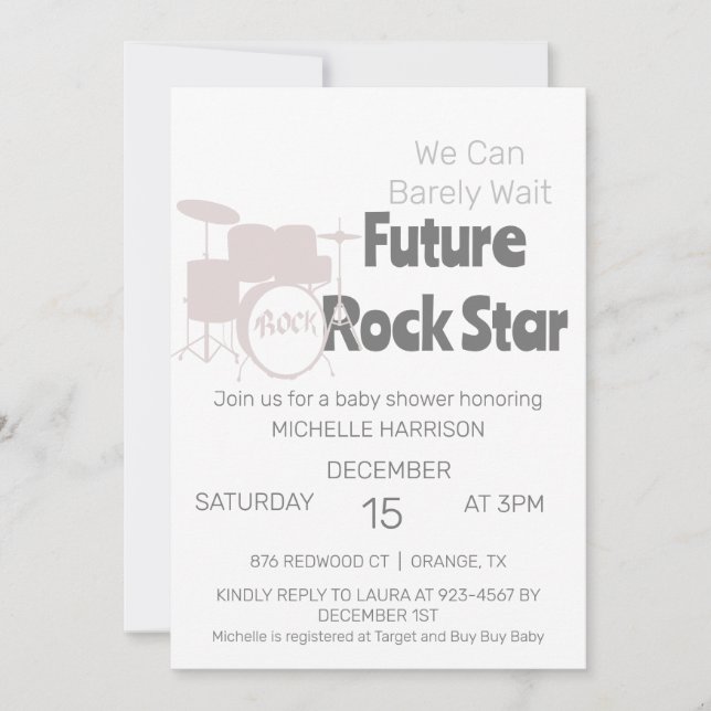 We Can Bearly Wait Gender Neutral Baby Shower Invitation (Front)