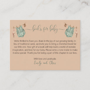 We can bearly wait gender neutral books for baby enclosure card