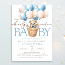We Can Bearly Wait Hot Air Balloon Baby Shower