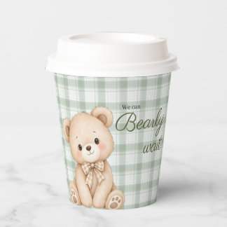 We can bearly wait paper cups
