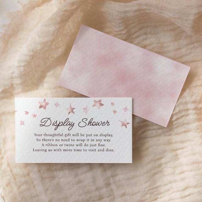 We Can Bearly Wait Pastel Pink Display Shower Enclosure Card (Creator Uploaded)