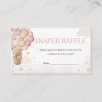 We Can Bearly Wait Pink Bear Diaper Raffle