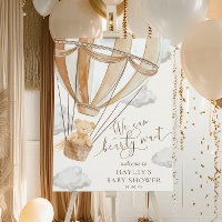 We Can Bearly Wait Tan Baby Shower