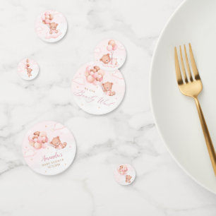 We Can Bearly Wait! Teddy Bear Baby Shower Confetti