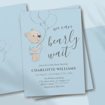 We Can Bearly Wait | Teddy Bear Baby Shower