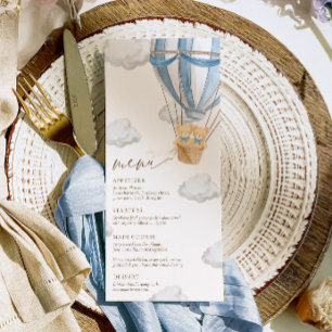 We Can Bearly Wait Twins Baby Shower Menu