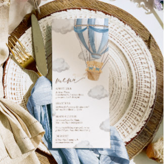 We Can Bearly Wait Twins Baby Shower Menu