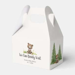 We Can Bearly Wait Woodland Favour Box