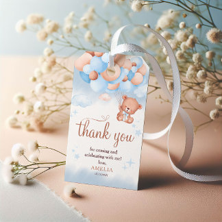 We Can Berly Wait Teddy Bear Baby Shower Gift Tags