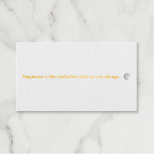 We Can Change Foil Gift Tag