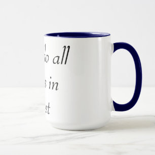 We can do all things  mug