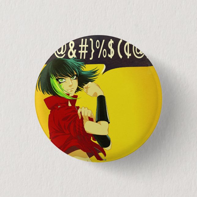 We Can Do It! 3 Cm Round Badge (Front)
