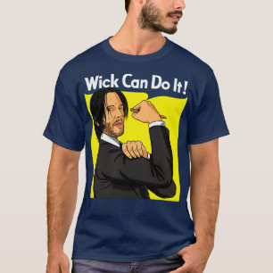 We Can Do It Baba Yaga Keanu Reeves Vintage Retro  T-Shirt