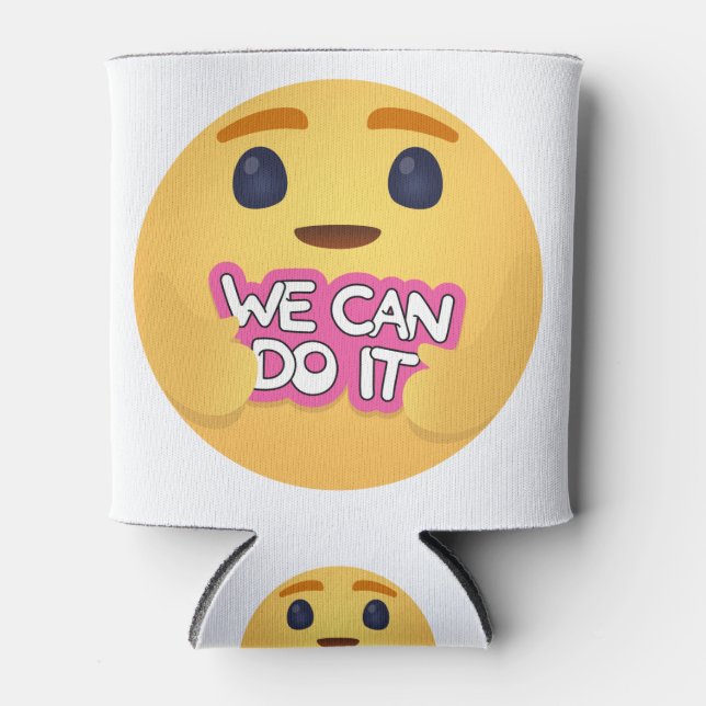 We Can Do It Care Emojis Cooler (Front)