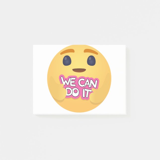 We Can Do It Care Emojis Post-it Notes (Front)