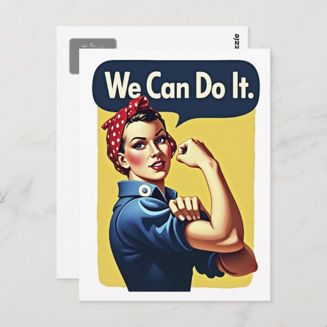 We Can Do It | Famous Feminism  Postcard (Front/Back)