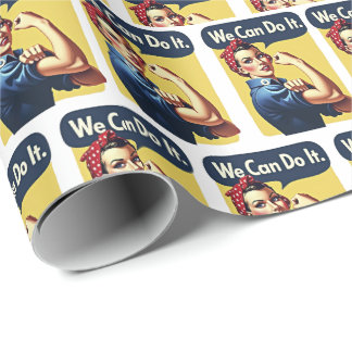 We Can Do It | Famous Feminism Wrapping Paper