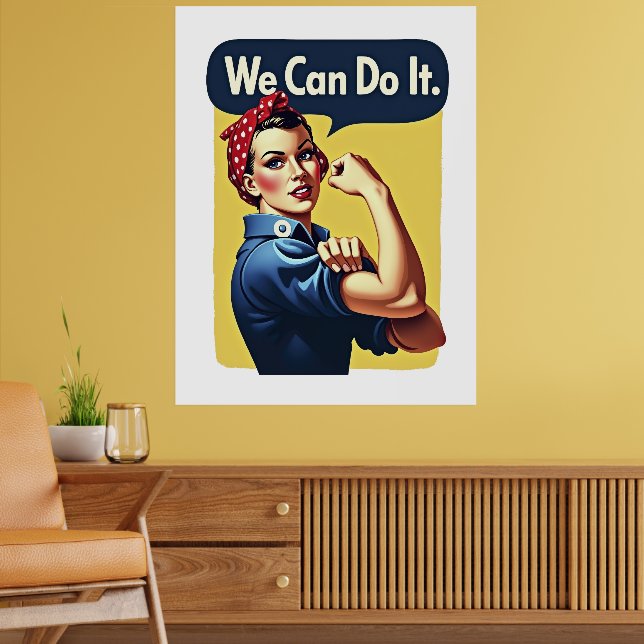 We Can Do It | Feminism Poster (Living Room 2)