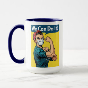We Can Do It Feminist Nurse Rosie Riveter Mug