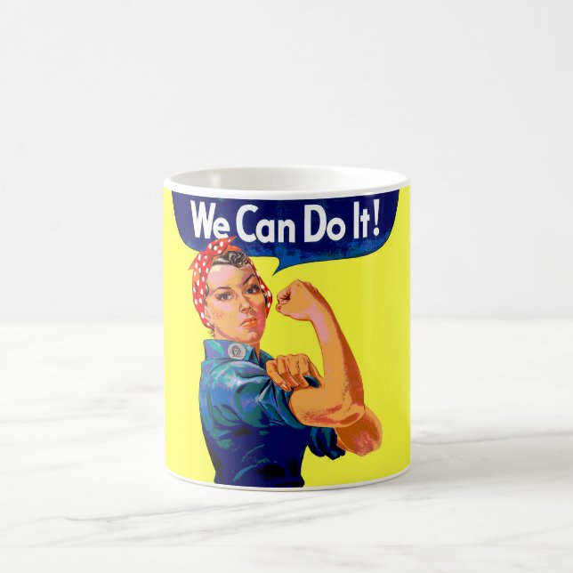 We Can Do It - Motivational Pop Art Coffee Mug (Center)