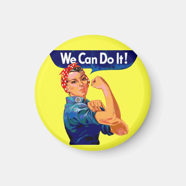 We Can Do It - Motivational Pop Art   Magnet (Front)