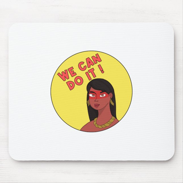 We Can Do It! Mouse Pad (Front)