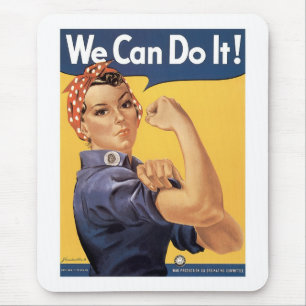 We Can Do It! Mouse Pad