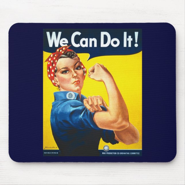 We Can Do It Mouse Pad (Front)