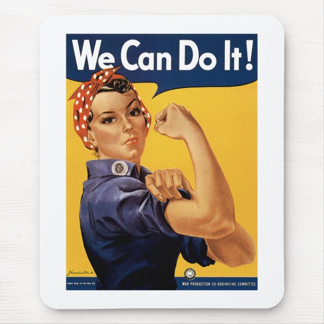 We Can Do It Mouse Pad (Front)