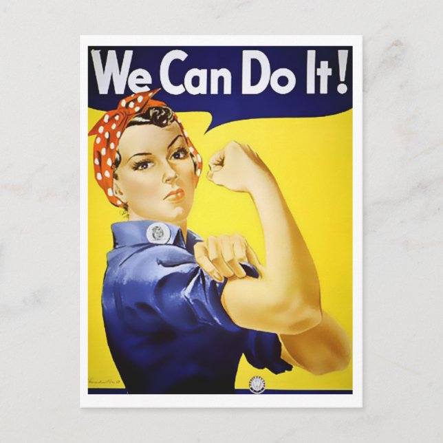 We Can Do It Postcard (Front)
