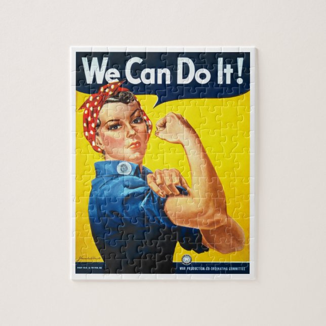 We_Can_Do_It_Propaganda poster Jigsaw Puzzle (Vertical)