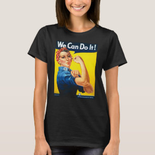 We can do it retro vintage poster T-Shirt