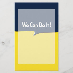 We Can Do it Rosie Headline Stationery