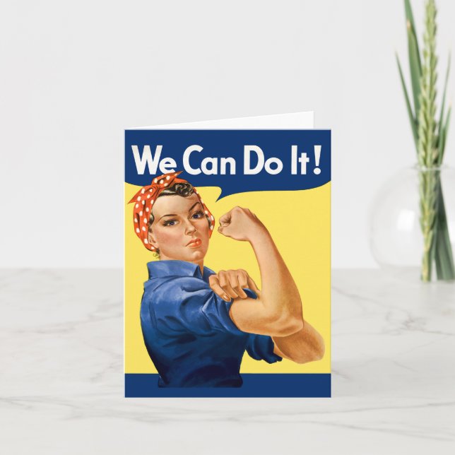 We Can Do It! Rosie the Riveter Card (Front)