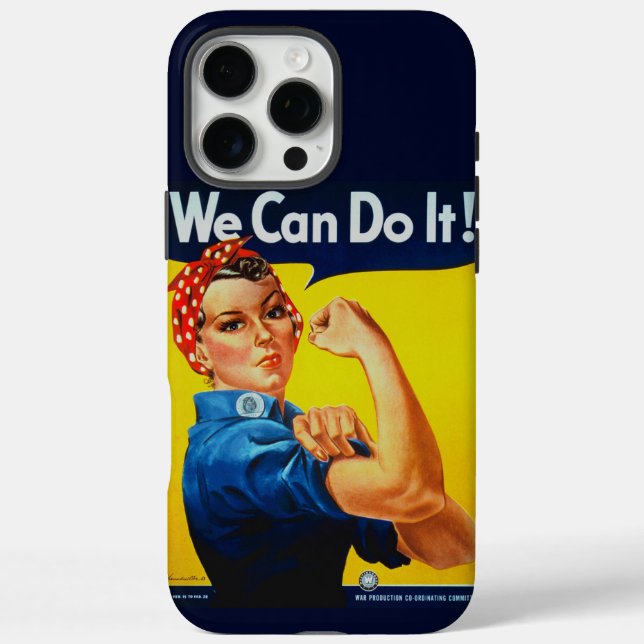 We Can Do It Rosie the Riveter Case-Mate iPhone Case (Back)