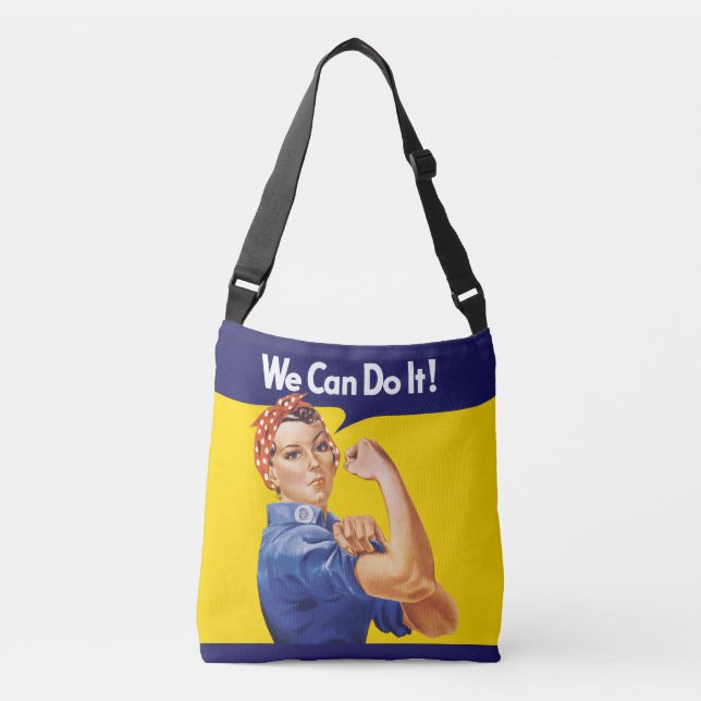 We Can Do It! Rosie the Riveter Crossbody Bag (Front)