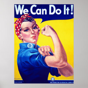 We Can Do It Rosie the Riveter Extra Large Poster