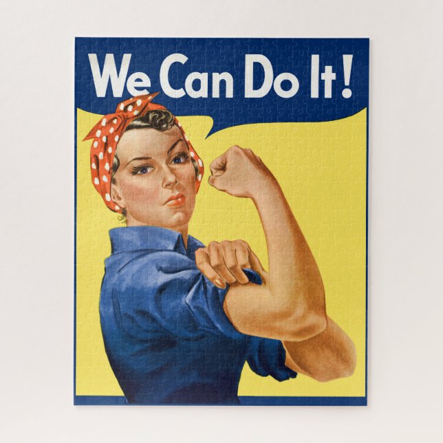 We Can Do It! Rosie the Riveter  Jigsaw Puzzle (Vertical)