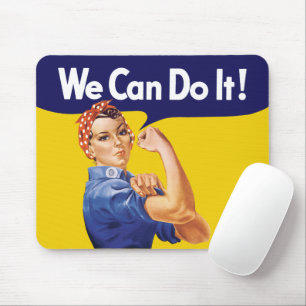 We Can Do It! Rosie the Riveter Mouse Pad