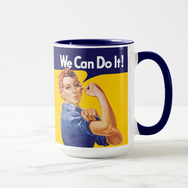 We Can Do It! Rosie the Riveter Mug (Right)