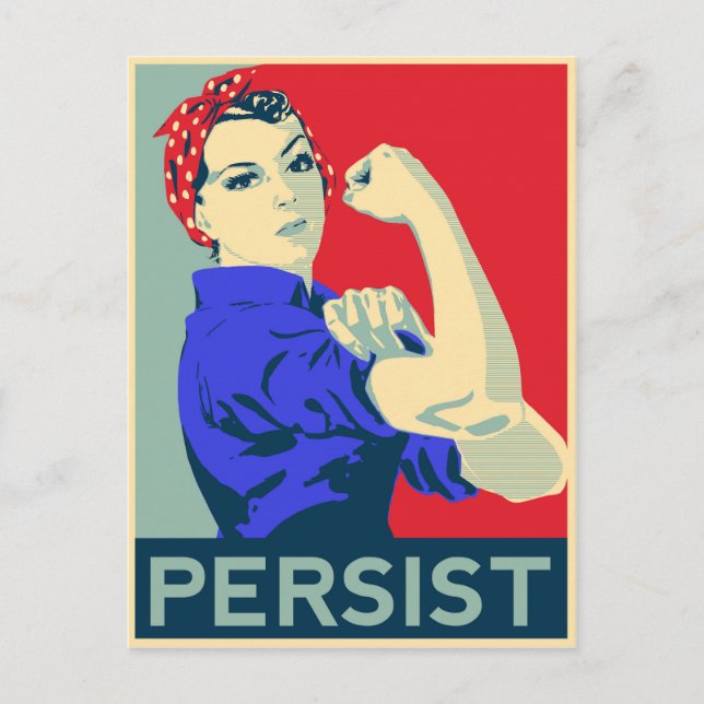 We Can Do It: Rosie the Riveter Persists Postcard (Front)
