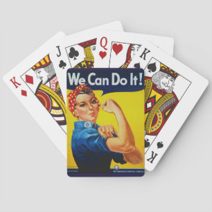 We Can Do It Rosie the Riveter Playing Cards