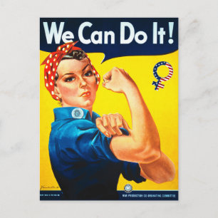 We Can Do It! Rosie the Riveter Postcard