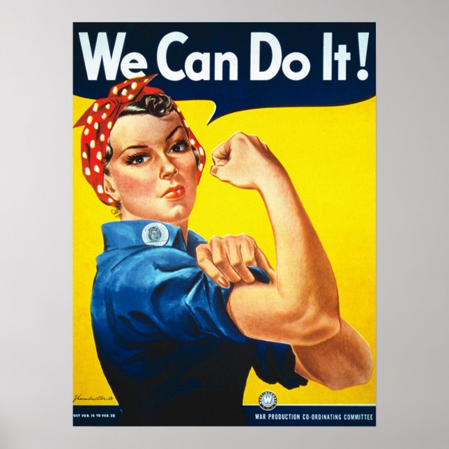 we can do it ,rosie,the Riveter Poster (Front)