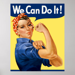 We Can Do It! Rosie the Riveter Poster