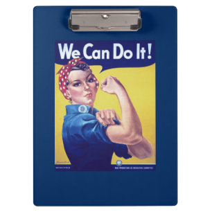 We Can Do It Rosie the Riveter United States  Clipboard