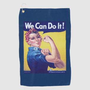 We Can Do It Rosie the Riveter United States Golf Towel