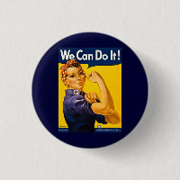 We Can Do It! Rosie the Riveter Vintage WW2